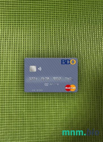 Philippines Banco de Oro wygląd zdjęcia mastercard skan PSD + zdjęcie